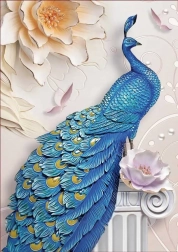 Puzzle Blauer Pfau 1000 Teile