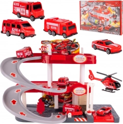 Parkplatz-Set mit Licht und Sound, 3 Fahrzeuge