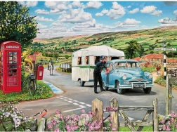 Puzzle Campingweg 1000 Teile GIBSONS