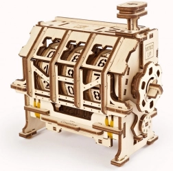 Ugears 3D mechanisches Holzpuzzle – Klickzähler STEM