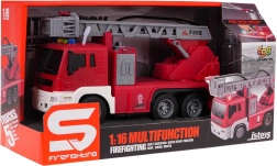 Feuerwehrauto 1:16 mit Wasser, Licht und Ton
