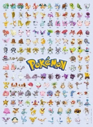 Puzzle der ersten 151 Pokémon, 500 Teile