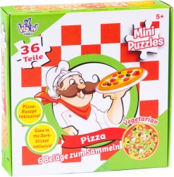 Rundes Puzzle Pizza 36 Teile
