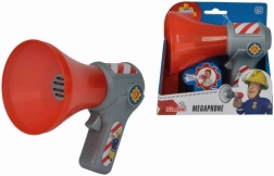 Megafon Feuerwehrmann Sam mit Stimmverzerrer 16 cm
