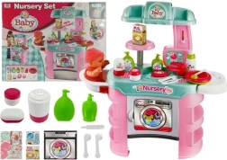 Baby-Pflegeset mit Tisch und Waschmaschine
