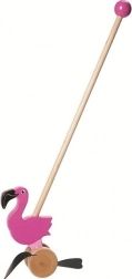 Holz-Schiebetier Flamingo am Stab Nature Planet