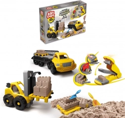 Unterhaltsames Set mit kinetischem Sand ART CRAFT – Gestalten, bauen, zerlegen