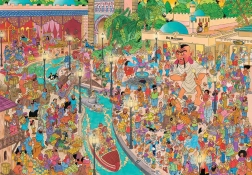 Puzzle JUMBO Jan van Haasteren Fata Morgana im Efteling 5000 Teile