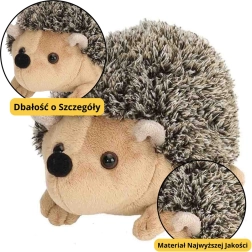 Plüsch-Igel braun 17,5 cm