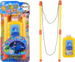 Riesen-Seifenblasen-Set mit Schnur und 500-ml-Lösung