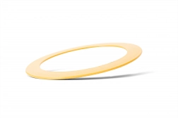 Jonglierringe aus Bioplastik für Anfänger, Durchmesser 24 cm (Set mit 3 Stück)