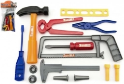 Satz Spielzeugwerkzeuge aus Kunststoff für Kinder
