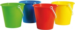 Plastikeimer für Sand und Wasser (Farbmix)