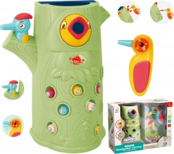 Geschicklichkeitsspiel Fang den Käfer mit 2 Spechten