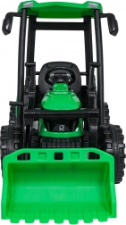 elektrischer Traktor mit Anhänger MEGA d68 grün