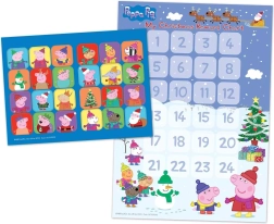 Papier-Adventskalender Peppa Wutz mit Aufklebern