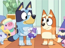 Puzzle Trefl mit Bluey-Motiv, 30 Teile