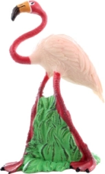 Flamingo-Figur aus Kunststoff