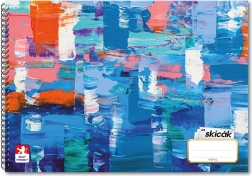 Skizzenbuch A4 mit Spiralbindung für Ölmalerei