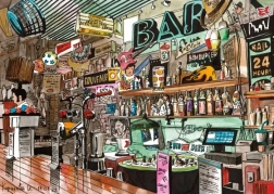 Puzzle Magnolie Bar 1000 Teile