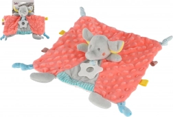 Kuscheltuch Elefant 25 × 25 cm mit Beißring