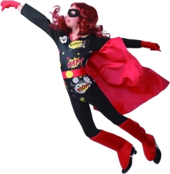 Superheldinnen-Kostüm für Kinder 130–140 cm