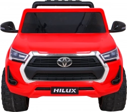 Elektrisches Kinderauto TOYOTA Hilux 4x4 mit Fernbedienung – roter Pickup