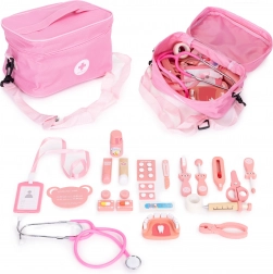 Holz-Arztkoffer mit Tasche für Kinder, 24-teilig, ECOTOYS