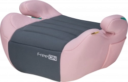 FreeON Sitzerhöhung Booster Comfy i-Size 125–150 cm – Rosa-Grau