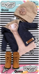 Guca Penelope – Outfit für 34‑cm-Puppe mit Schnürschühchen