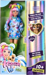 Puppe Kawaii Hi Mia & Hündchen Choco