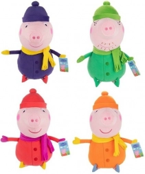 Peppa Wutz im Winteroutfit 50 cm