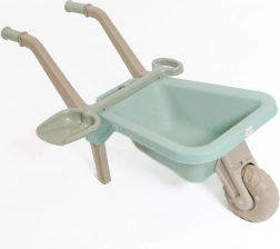 DOLONI Kinder-Schubkarre mit Schaufel EKO grün