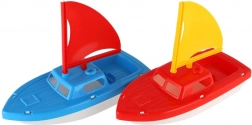 Plastiksegelboot für Wasser, für Kinder 12 × 21 cm, 2 Farben