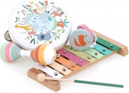 Vilac Holzmusikset Tiere der Welt von Sarah Betz