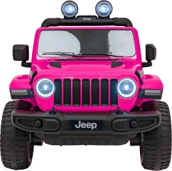 Elektrisches Kinderauto Jeep Wrangler Rubicon pink 12V