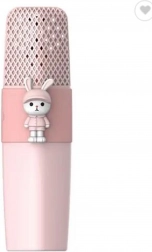Karaoke-Mikrofon für Kinder mit Bluetooth und Lautsprecher – rosa