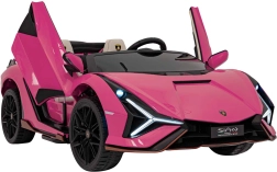 Elektrisches Kinderauto Lamborghini Sian 24V – Rosa