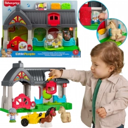 Interaktiver Stall FISHER‑PRICE Little People mit Pferdchen und Figuren