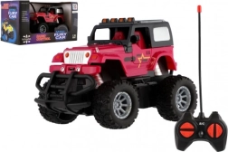 Ferngesteuertes Offroad-Auto 1:43, 27 MHz, mit Licht – Rosa