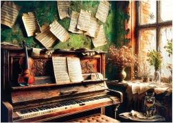 ANATOLIAN Puzzle Klavier XL 700 Teile