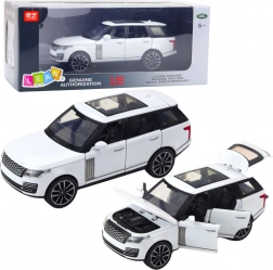 Metallmodell LAND ROVER Range Rover 1:32 weiß mit Licht und Sound