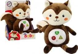 Plüscheichhörnchen Interaktives Lern-Schlafspielzeug Cozy Melodies