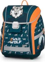Wild Wolf Schulrucksack mit leichtem Gestell