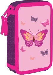 Zweistöckiges Schulmäppchen OXYBAG Schmetterling