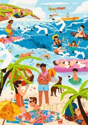 Trefl Puzzle Premium Plus Die Kunst der Farbe: Im heißen Sommer 1000 Teile