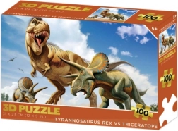 3D-Puzzle – Tyrannosaurus Rex vs. Triceratops