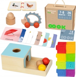 Montessori-Box XXL Tooky Toy für Kinder 7-8 Monate