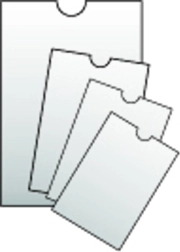 Transparente Hülle für Personalausweis 80x110 mm