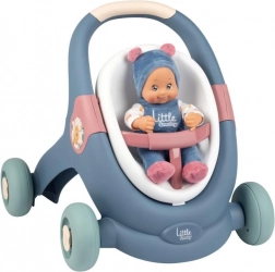 Lauflernwagen 3-in-1 mit Puppe Little Smoby